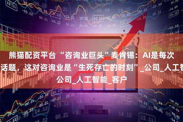 熊貓配資平臺 “咨詢業(yè)巨頭”麥肯錫：AI是每次董事會的話題，這對咨詢業(yè)是“生死存亡的時刻”_公司_人工智能_客戶